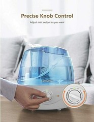 Cool Mist Humidifiers, Quiet Ultrasonic Humidifiers for Bedroom, Easy to Clean