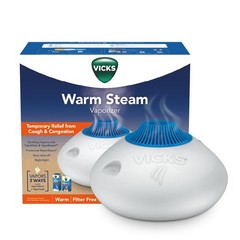 Vicks Warm Steam Vaporizer, Small to Medium 192 Fl Oz (Pack of 1), white