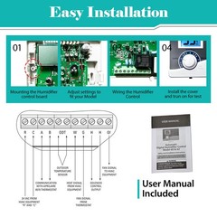 For AprilAire Model 60 Humidistat Automatic Humidifier Control New 24V