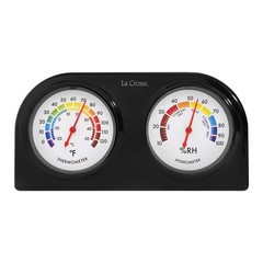La Crosse 104-288 Analog Thermometer and Hygrometer Gauge