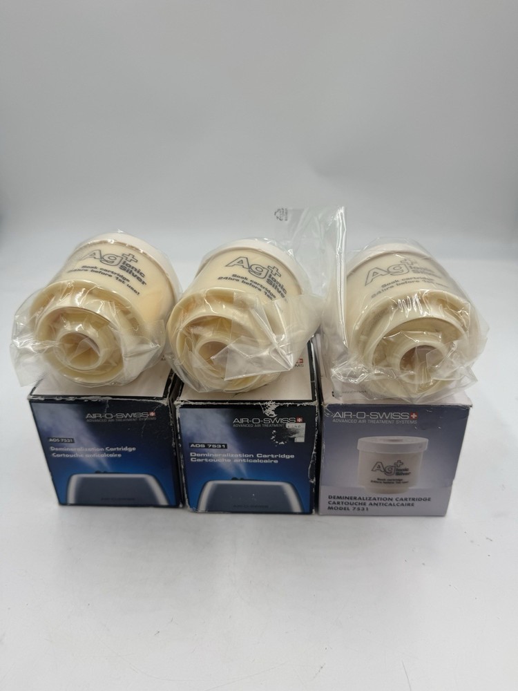 Lot of 3 Demineralization Cartridge Unit AIR-O-SWISS – AOS 7531 New