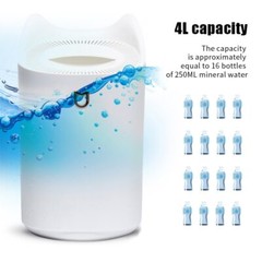 Air Humidifier Double Nozzle 3L Humidity Monitoring Display USB Aroma Diffuser