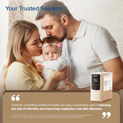 Humidifiers for Bedroom Home, Smart Warm and Cool Mist Air Humidifier for Large