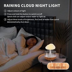 Rain cloud humidifier water drip rain cloud diffuser mushroom humidifier