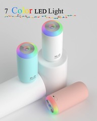 Mini Humidifier, 350ml Small Humidifier for bedroom, desk, portable, travel, …