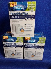 3 x BestAir H64 Value 2PKs Humidifier Replacement Wick Filter for Holmes Models