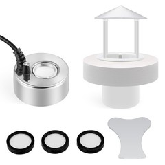 350ml Ultrasonic Mist Maker Fogger Atomizer with Removable Splash Guard