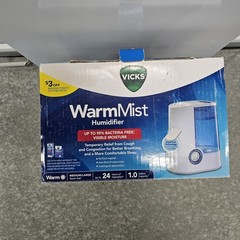 Vicks V750 Warm Mist Room Humidifier 1.0 Gallon Capacity
