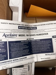 AprilAire 700 Whole House Powered Evaporative Humidifier Large brand new openbox