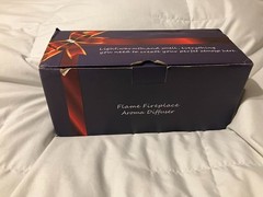 3D Fireplace Essential Oil Diffuser & Humidifier Multi-Color Mood Lighting NIB