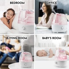 Zulay 2.2L Cool Mist Humidifier – Quiet Ultrasonic for Bedroom & Large Rooms