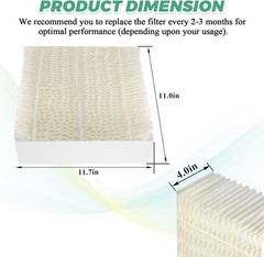 Carrier 1043 Humidifier Wick Filter 4 Pack Replacement