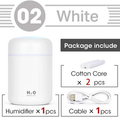Portable Mini Humidifier, Colorful, Cool Mist, USB Powered. Perfect for Bedroom,