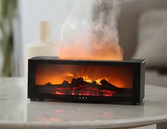 3D Flame Mist Fireplace Humidifier