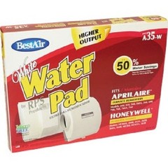 (2)-BestAir White WaterPad A35W-PDQ-6 Furnace Humidifier Wick Filter