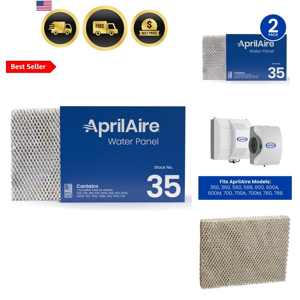 35 Water Panel Humidifier Filter Replacement for Whole-House Humidifier Model…