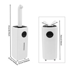 21L Large Humidifier, 35dB Touch Control Humidifier, 110W Commercial Humidifier