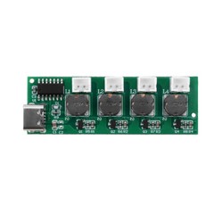 4Pc TypeC Humidifier DIY Kit Ultrasonic Mist Maker Driver Circuit Board 4 Fogger
