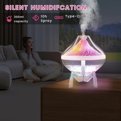 Cool Mist Humidifier Quiet Operation Auto-Off 7 Color Mood Light Home Office New