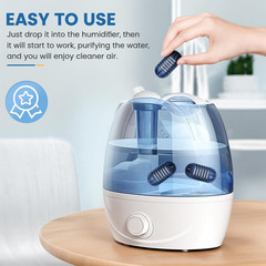 Demineralization Cartridge for Homedics Ultrasonic Humidifiers: 12-Pack Deminera