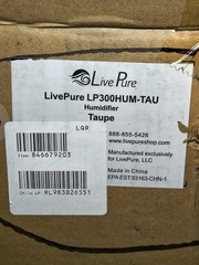 LifePure AquaFlame Ultrasonic Humidifier From HSN Sage Color