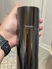 HoMedics Air Care Anywhere Portable Ultrasonic Humidifier 7.7 oz Black