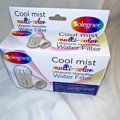 Bolegner Cool Mist Ultrasonic Humidifier Water Filters Pack Of 3 NEW (5 Total)