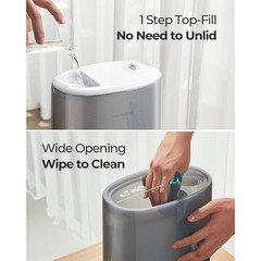 Auto Adapt Humidifier Warm Cool Mist 7L Large Room Digital Display Quiet New