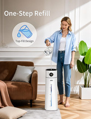 Humidifier Large Room 8L/ 2.1Gal, Ultrasonic Cool Mist for Bedroom, Quiet