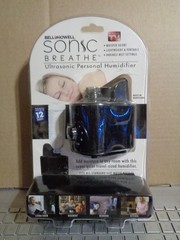 BELL + HOWELL SONIC BREATHE Ultrasonic Personal Humidifier NEW SEALED