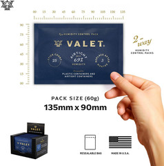 Two-Way Humidity Packs 69 Percent 12 Pack 60g for Plastic Containers Storage