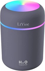 LtYioe Colorful Cool Mini Humidifier, USB Personal Desktop Humidifier for Car, O