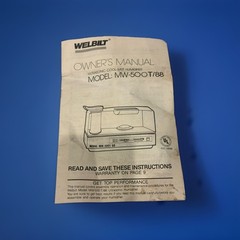 Welbilt Ultrasonic Humidifier Model MW-500 Rare Vintage