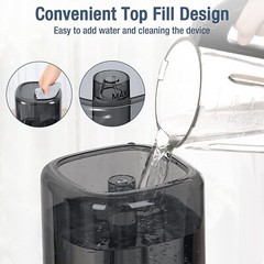 KFC Humidifier for Bedroom Large Room – Smart 3L Top Fill Cool Mist Humidifiers