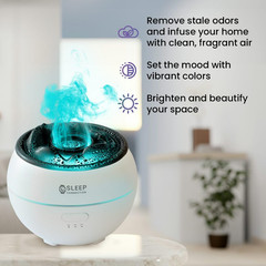Volcano Humidifier Essential Oil Diffuser – 360Ml Fine Mist Volcano Aroma Diffus