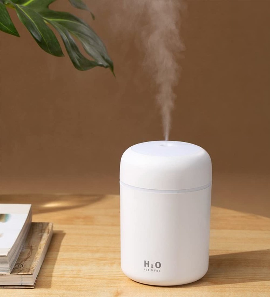 Portable Mini Humidifier, 300ml with Colorful LED Night Light, USB Personal D…