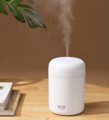 Portable Mini Humidifier, 300ml with Colorful LED Night Light, USB Personal D…