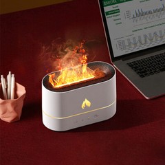 250ml 3D Flame Mist Home Decor USB Air Humidifier Essential Oil Aroma Diffuser