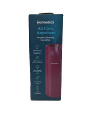 HoMedics Ultrasonic Portable Humidifier Red UHE-CMP17-BG Rechargeable