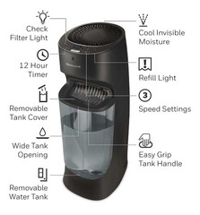 Honeywell Cool Moisture Humidifier Top Fill Digital Display HEV620B *NEW*