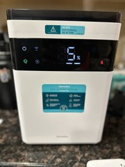 Homedics Premium Warm & Cool Mist Ultrasonic Topfill Humidifier, 58 Hour Runtime