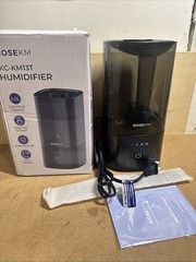 ROSEKM KC-KM13T 2L Cool Mist Humidifier 320 Ft Room Black Very quite !