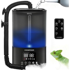 Auto Humidifier Reptiles Timer Remote Control Fine Mist Quiet Operation New