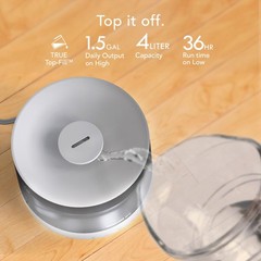 Vornado MISTIC 4 Ultrasonic Humidifier, 1-Gallon, Top-Fill, 3 Mist Settings