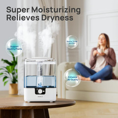 6L Humidifiers for Bedroom Large Room Home, Cool Mist Top Fill Humidifiers for B