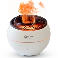 Sleep Connection 360ml Volcano Humidifier Essential Oil Diffuser 7 Color LED