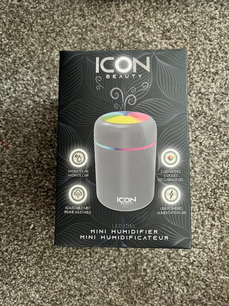 Icon Beauty Mini Humidifier Led Lights USB Powered