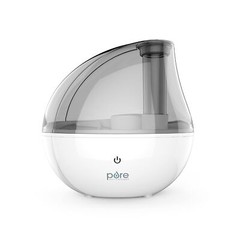 Pure Enrichment® MistAire™ Silver Ultrasonic Cool Mist Humidifier for Bedroom…