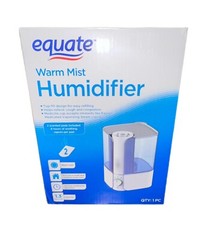 New Equate 1.3 Gallon Warm Mist Humidifier box open