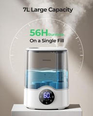 Top-Fill Humidifier for Bedroom Baby Nursery – 807ft²